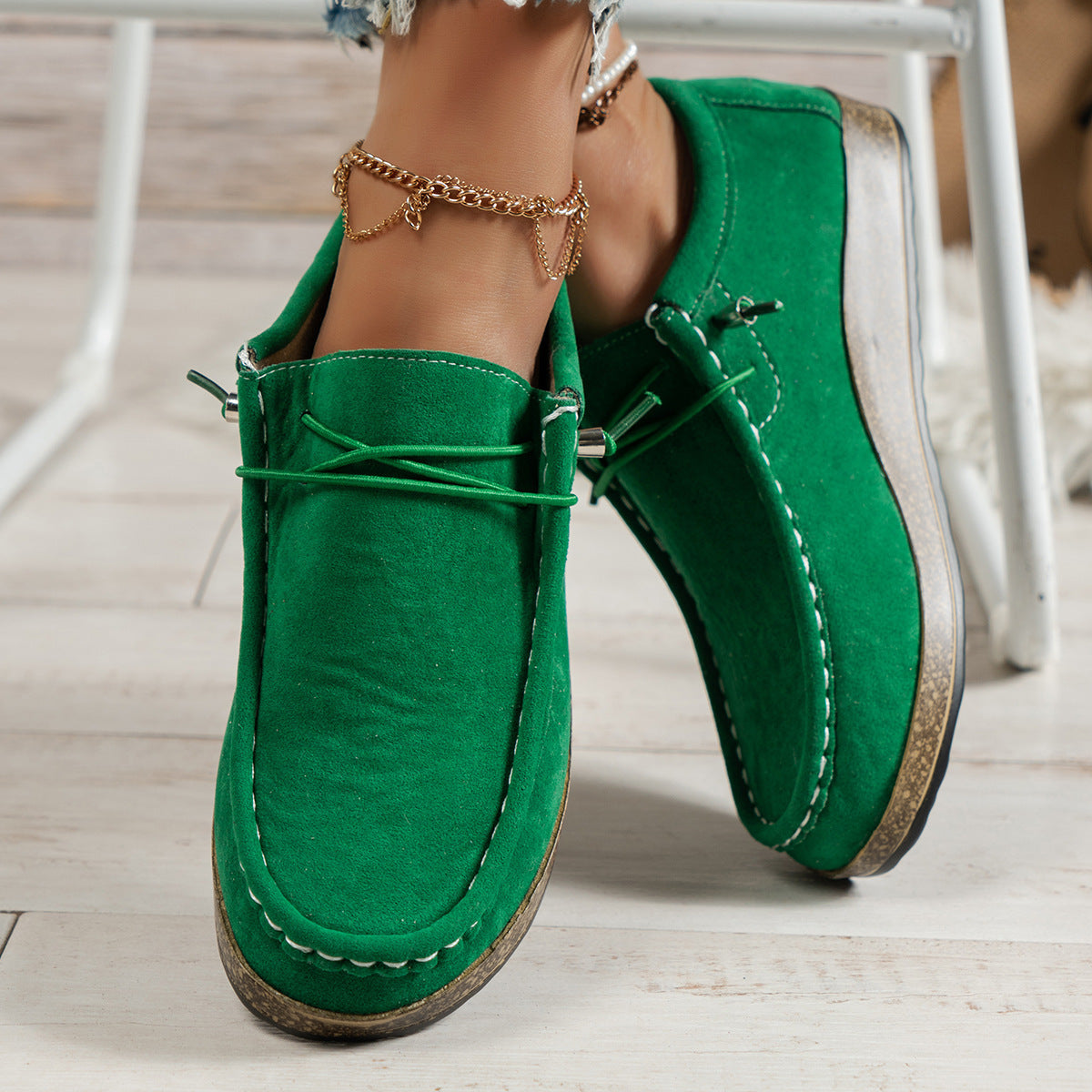 Women’s Elastic Slip-On Casual Shoes