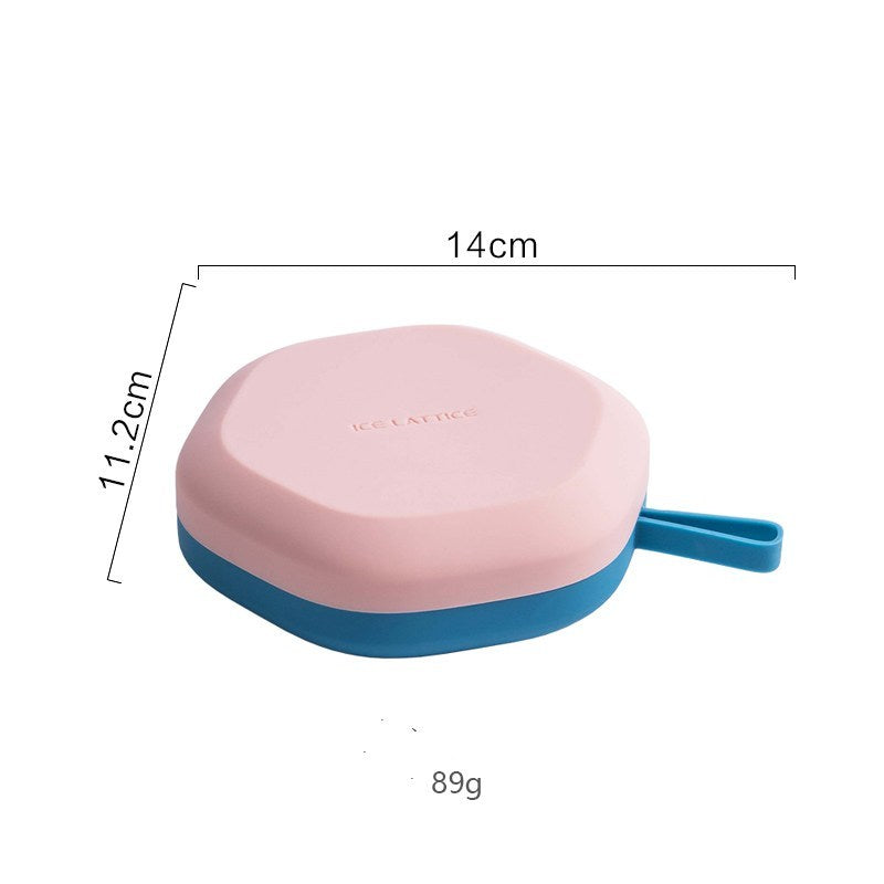 Silicone Hex Ice Mold & Storage Box
