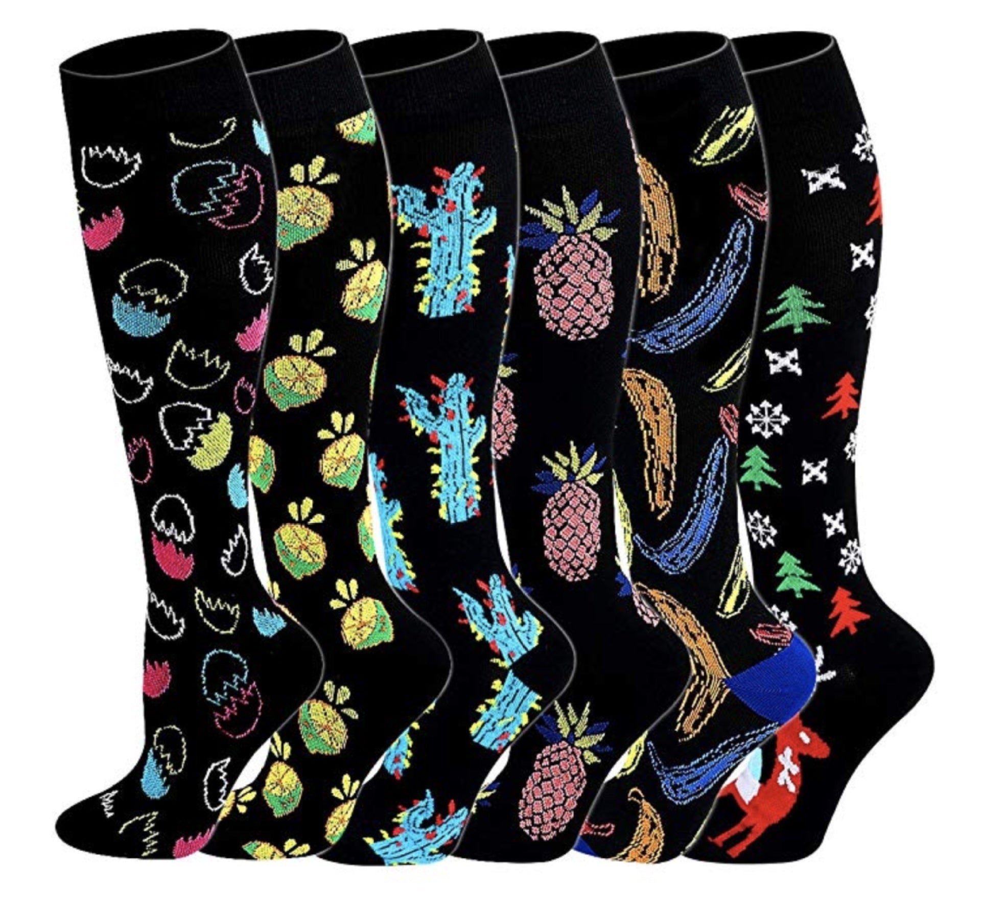 Chaussettes de compression pour cyclisme et sport