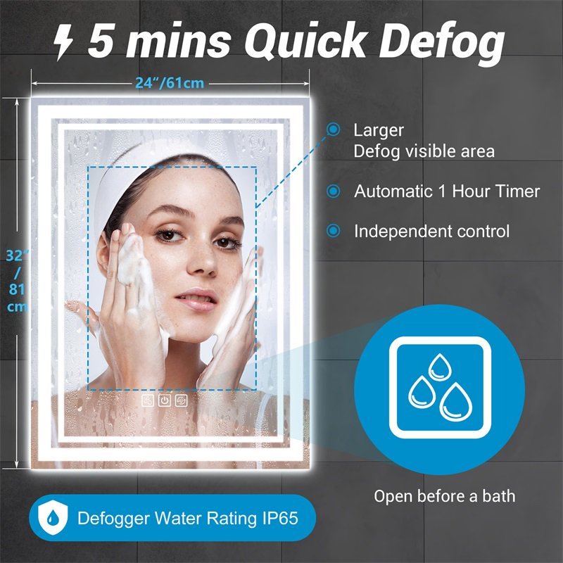 LED Bathroom Mirror with Backlight
