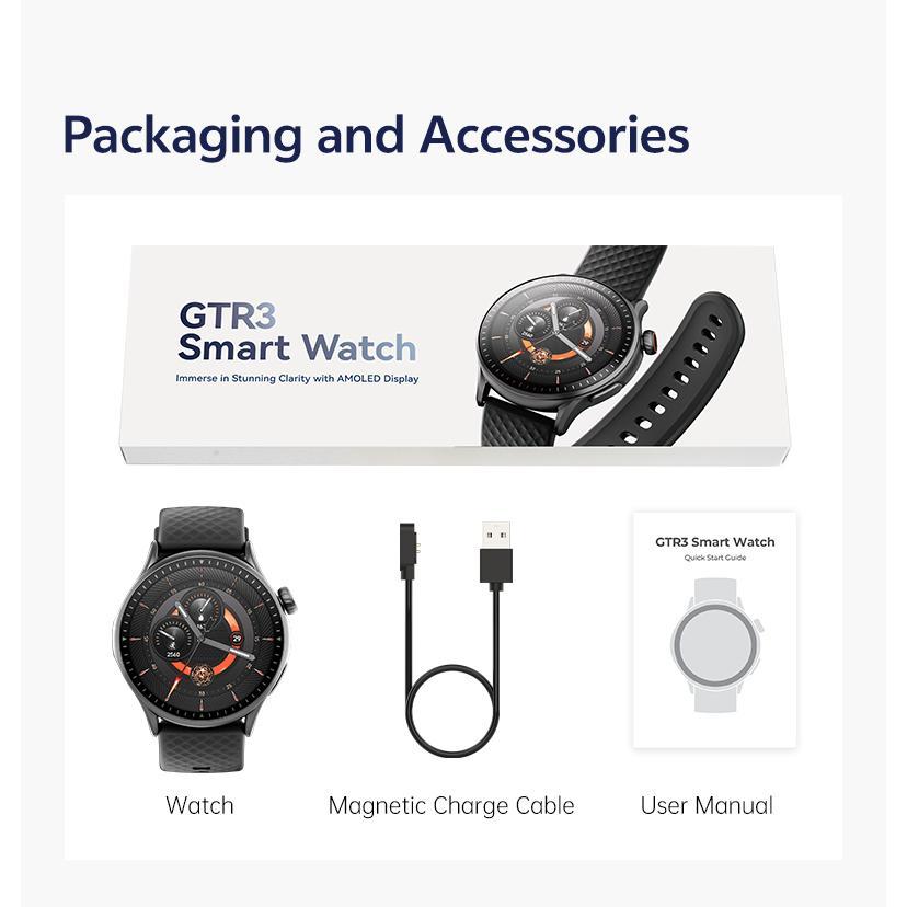 Runde HD-Fitness-Smartwatch