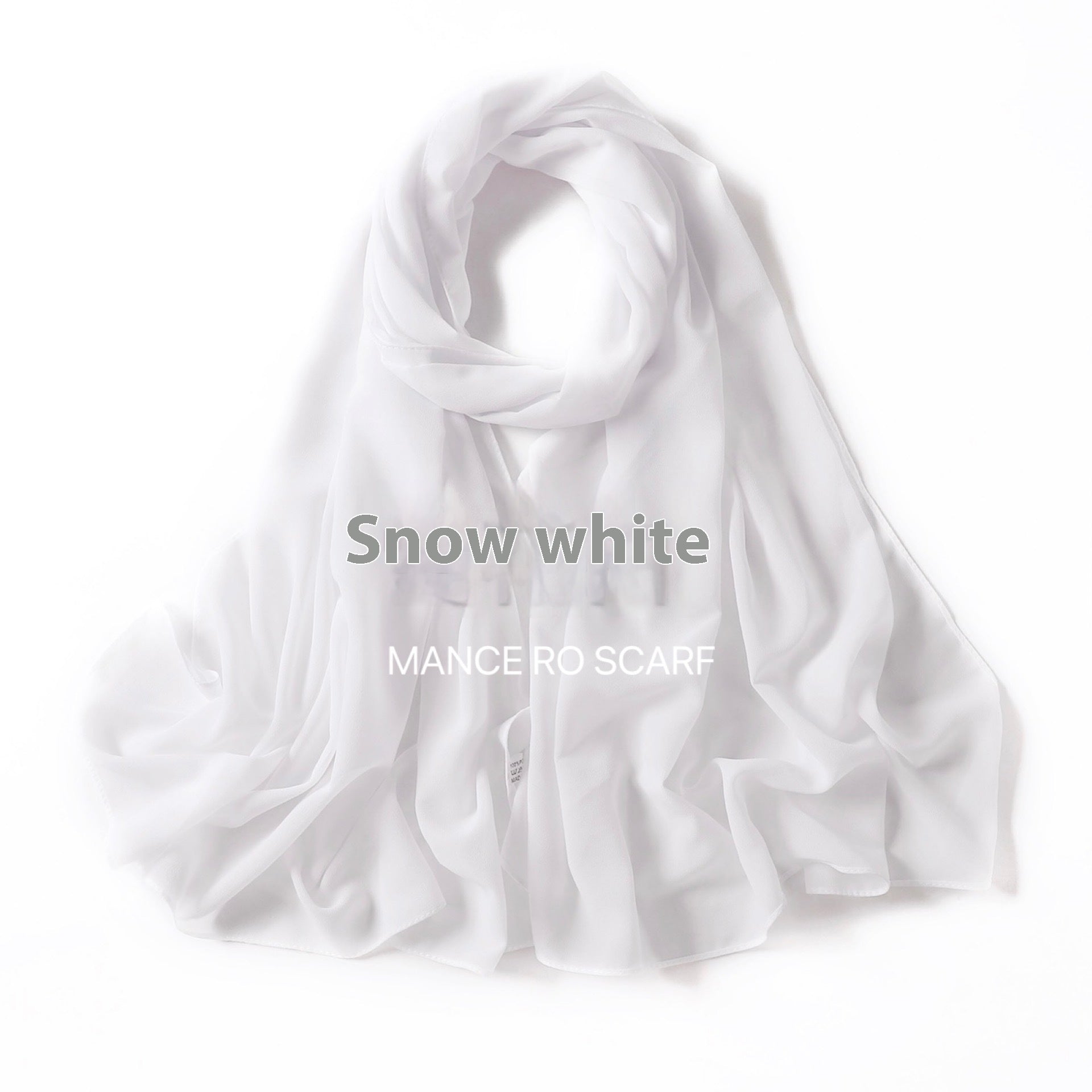 Perlen Chiffon Kopftuch Schleier Wickeltuch