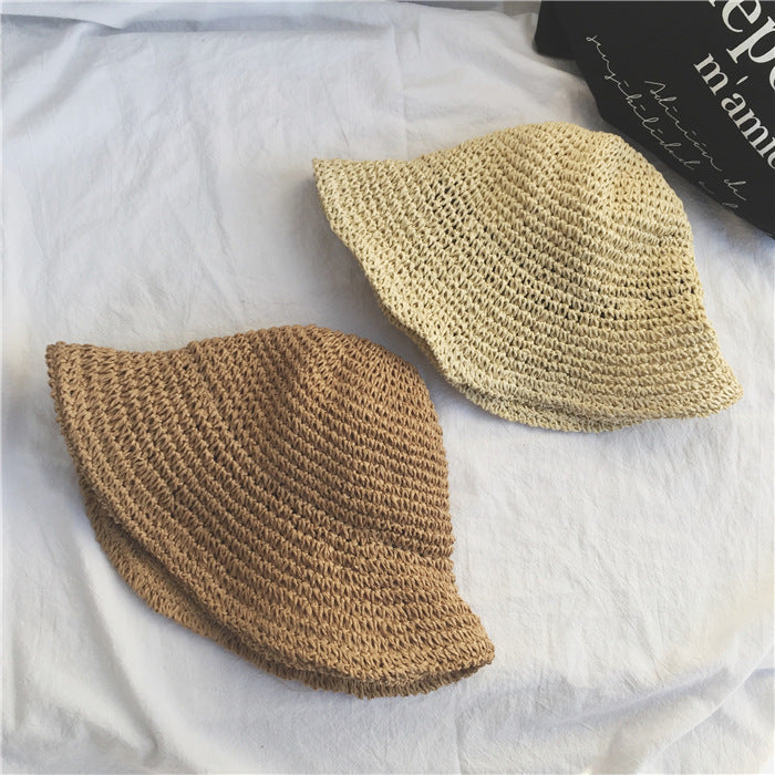 Foldable Straw Sun Hat for Women