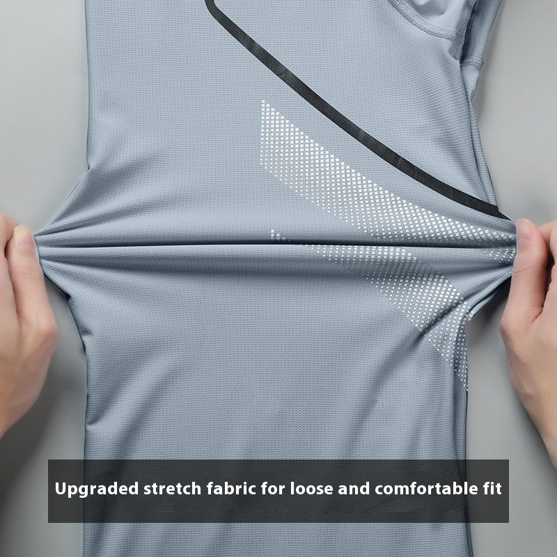 Schnelltrocknendes Colorblock-T-Shirt für Herren