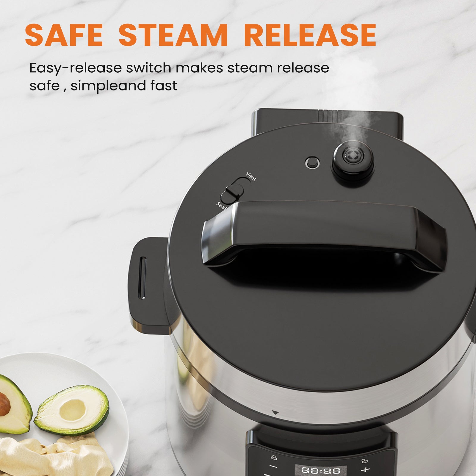 9-in-1-Elektro-Schnellkochtopf Smart Pot