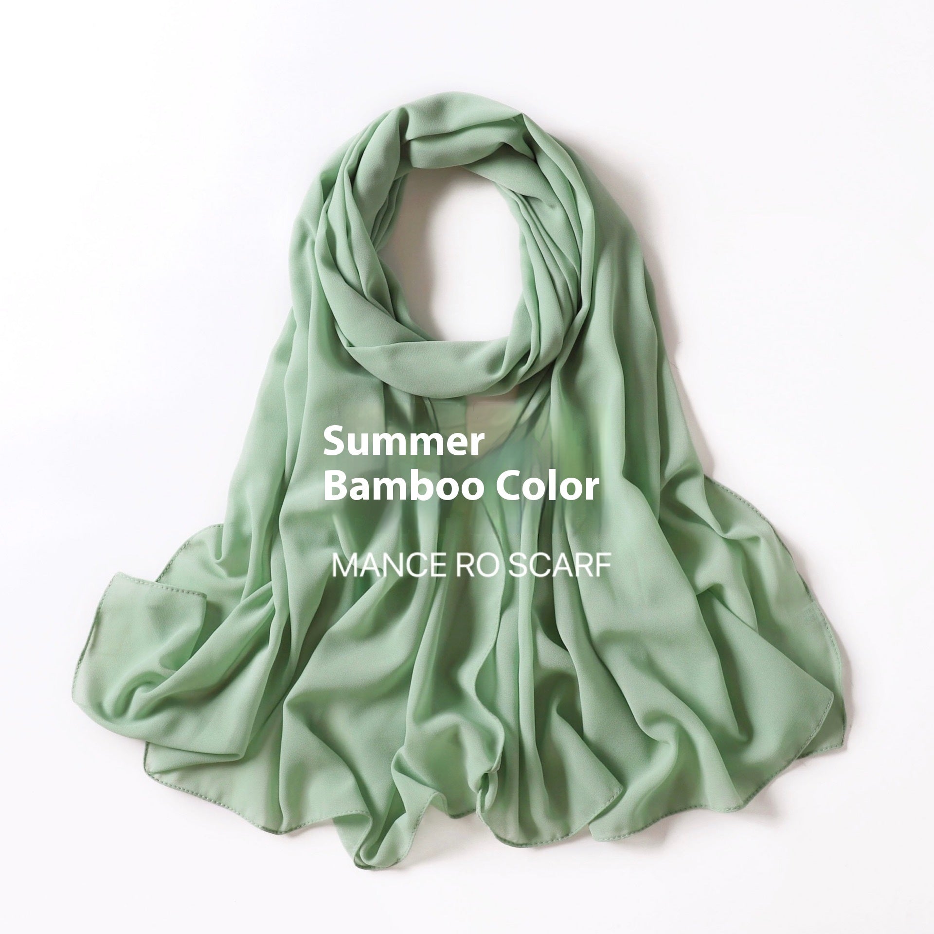 Perlen Chiffon Kopftuch Schleier Wickeltuch