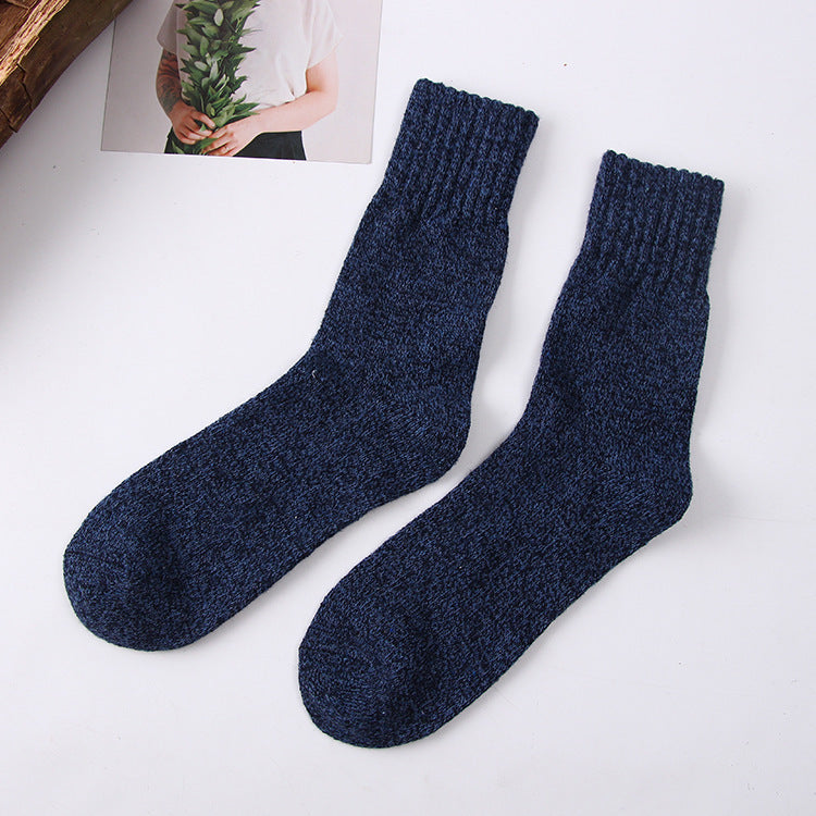 Kuschelige Winterwollsocken für Herren