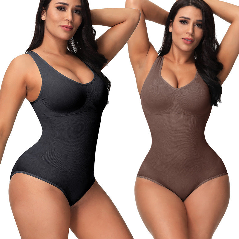 Body sans couture style corset pour femme