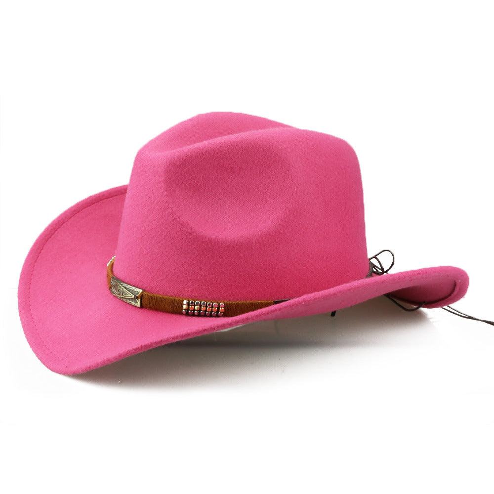 Trendy Woolen Denim Cap