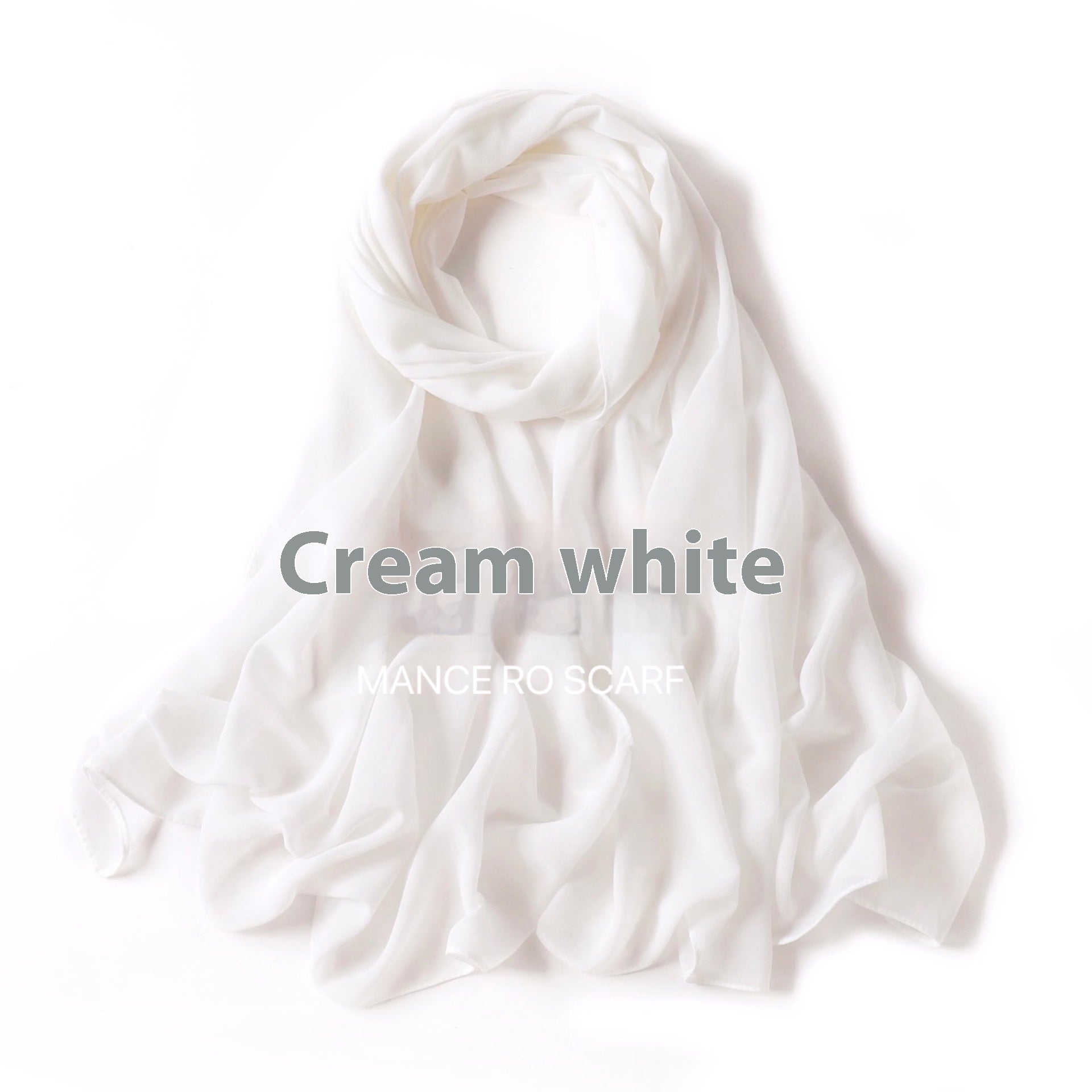 Perlen Chiffon Kopftuch Schleier Wickeltuch