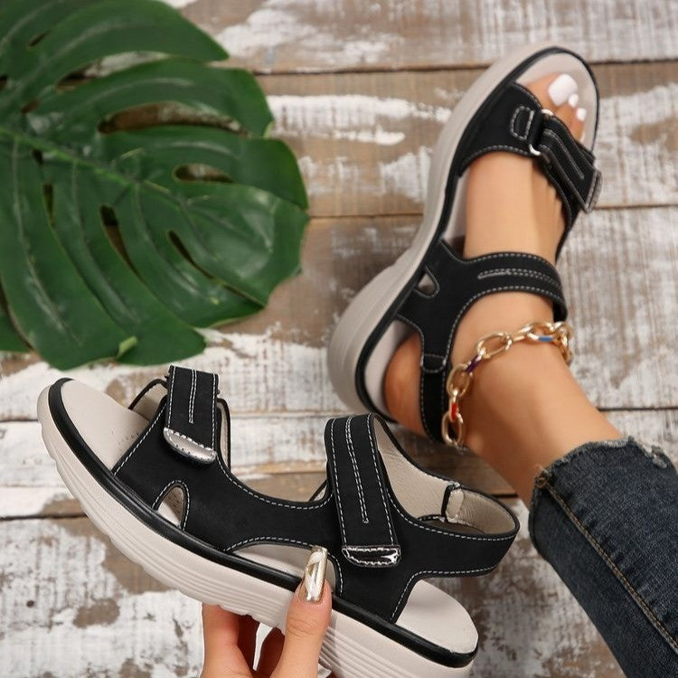 Casual Velcro Fish Mouth Sport Sandals