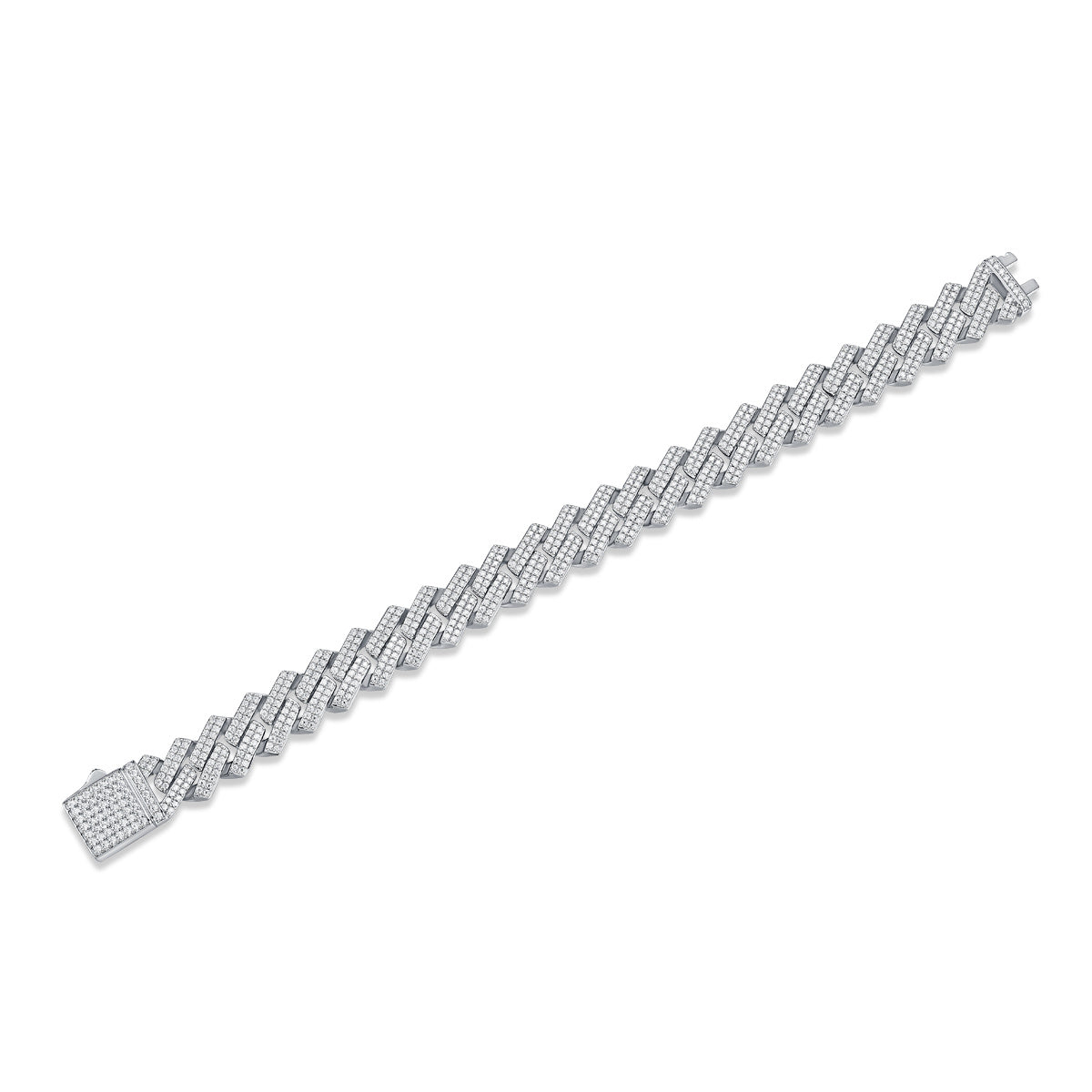 Keel Mossan Diamant-Silberarmband-Set