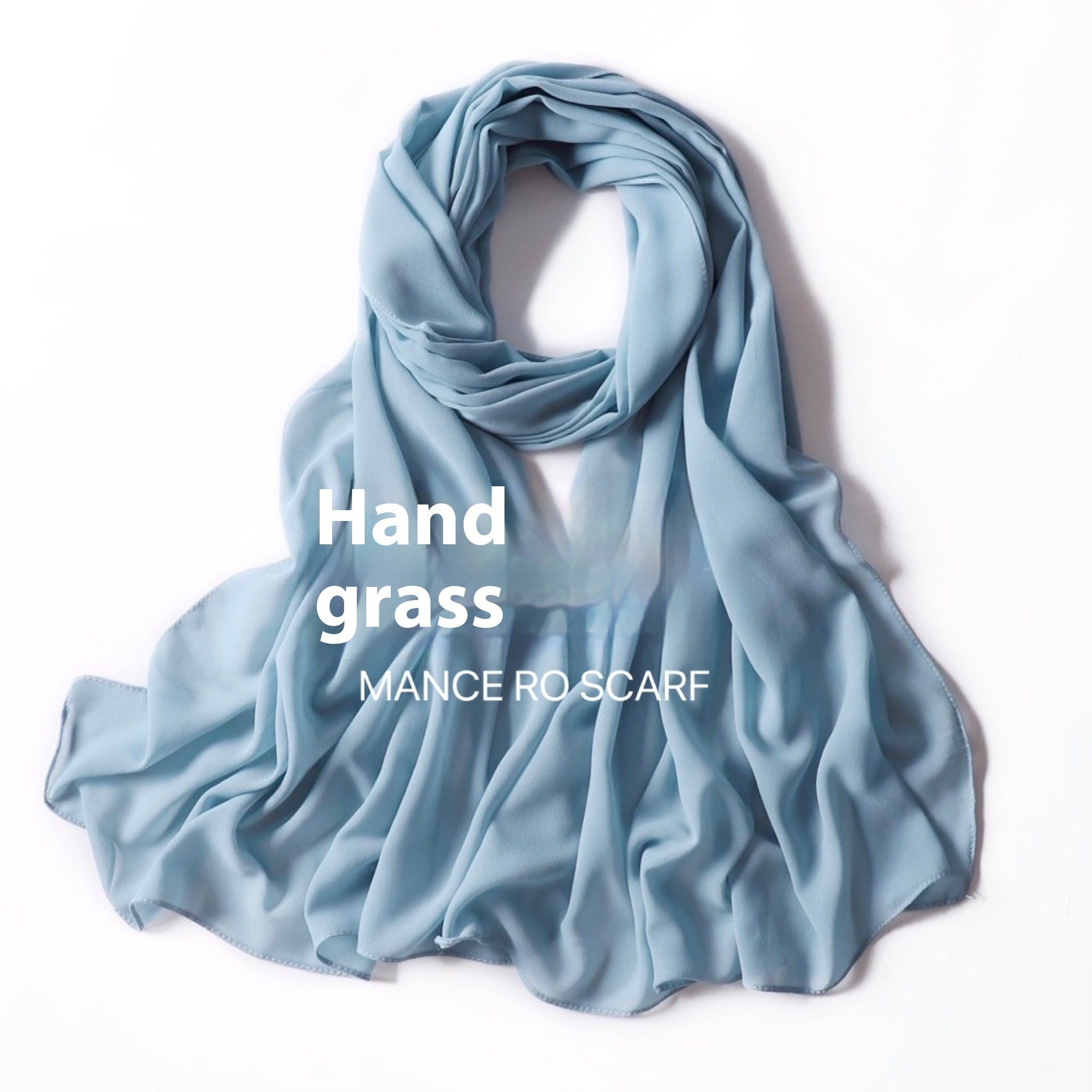 Perlen Chiffon Kopftuch Schleier Wickeltuch