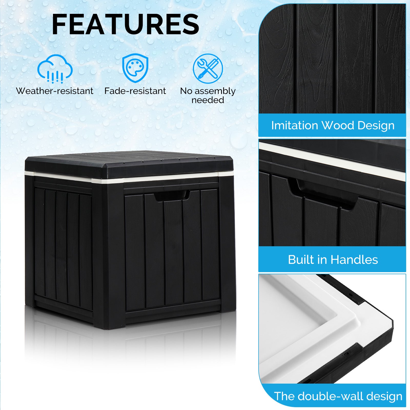 10 Gallon Cooler Side Table for Outdoors