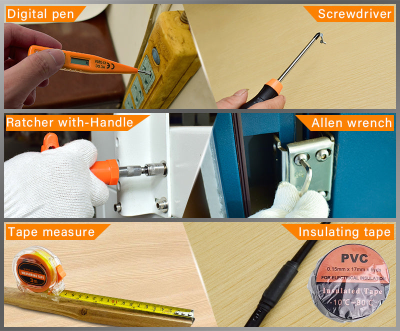 80-teiliger Werkzeugsatz zur Maschinenreparatur