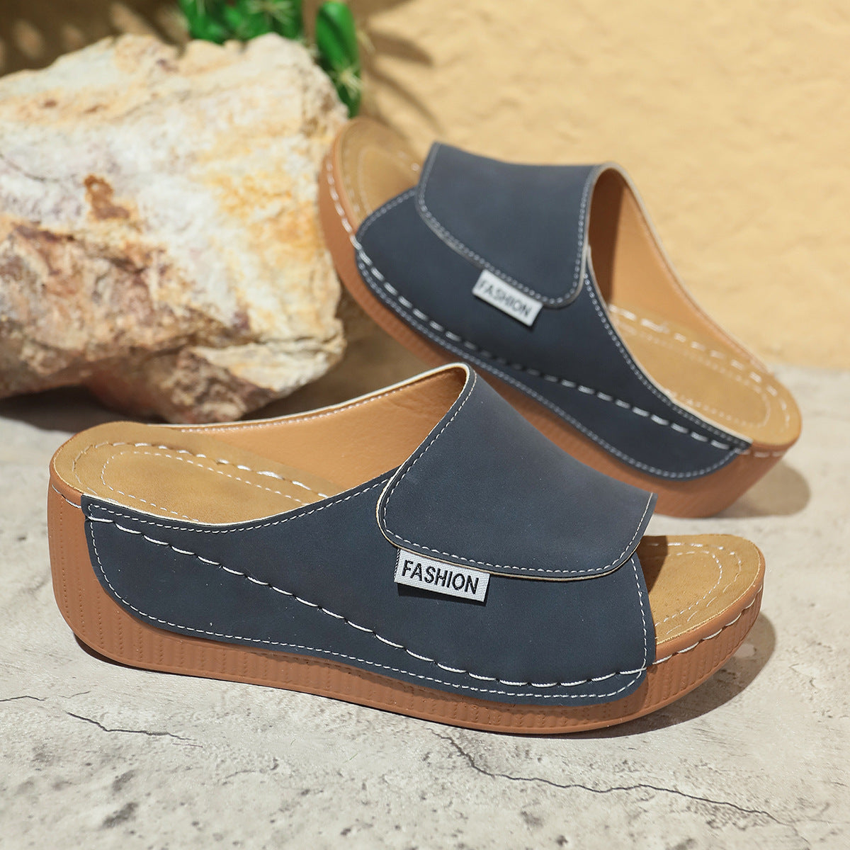 Summer Wedge Slides & Round Toe Flats