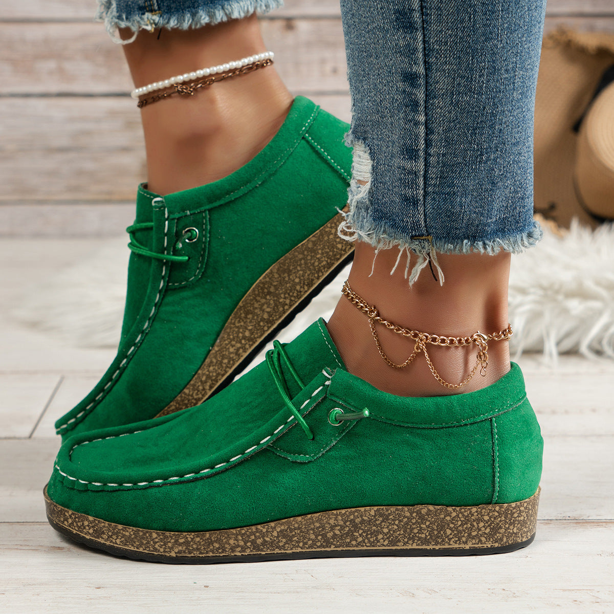 Women’s Elastic Slip-On Casual Shoes