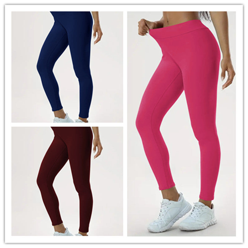 Yogahose mit hoher Taille