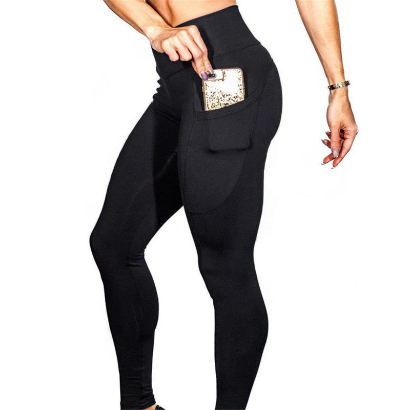 Mobile Phone Pocket Leggings Female