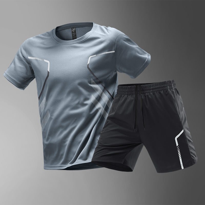 Schnelltrocknendes Colorblock-T-Shirt für Herren