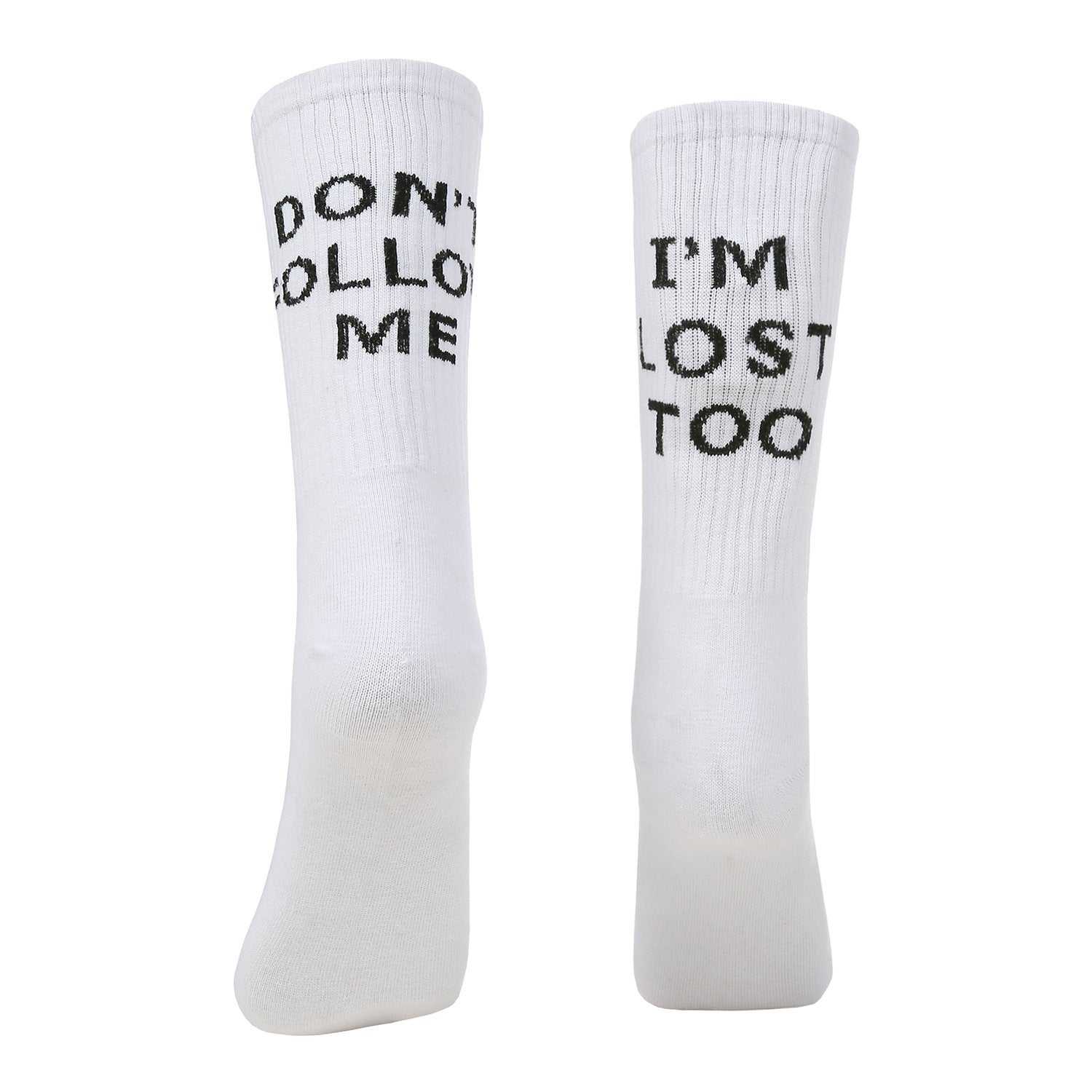Crew-Socken im Streetstyle mit Alphabet-Motiv