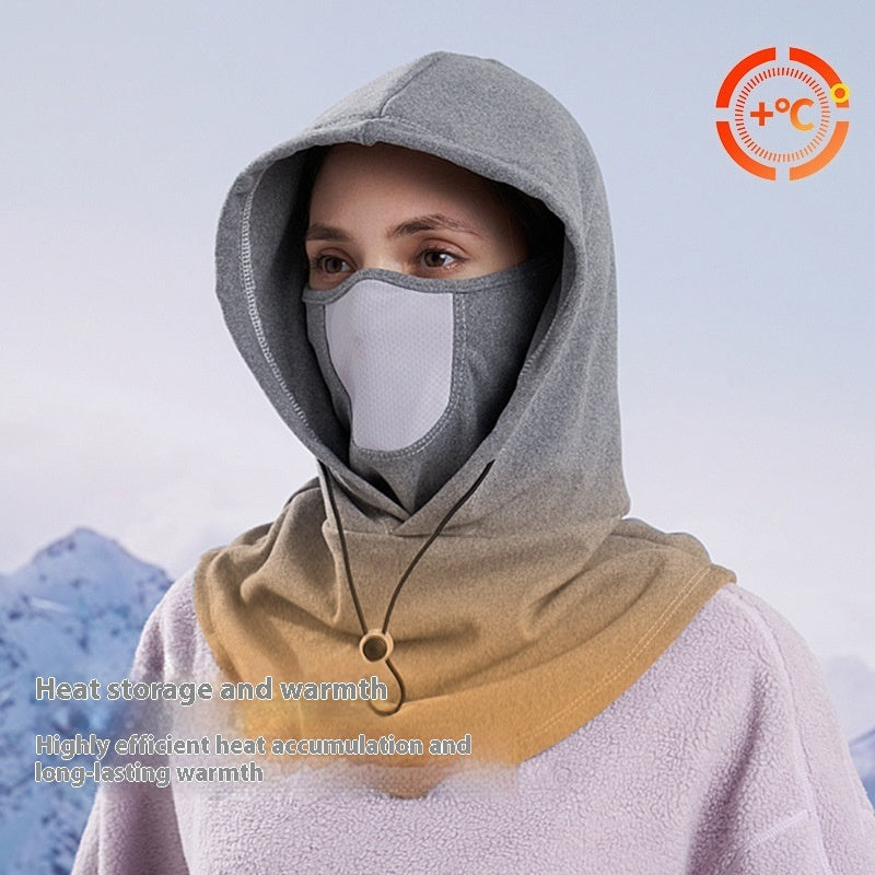 Thermal Fleece Hooded Neck Warmer