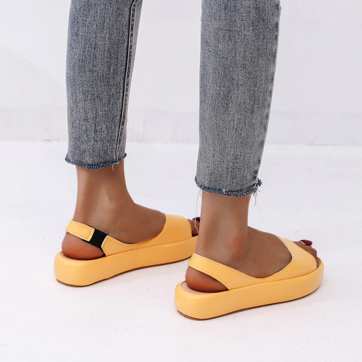 Women’s Fish Mouth Flat Sandals Summer