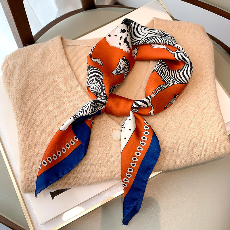 Color Block Lightweight Fashion Scarf