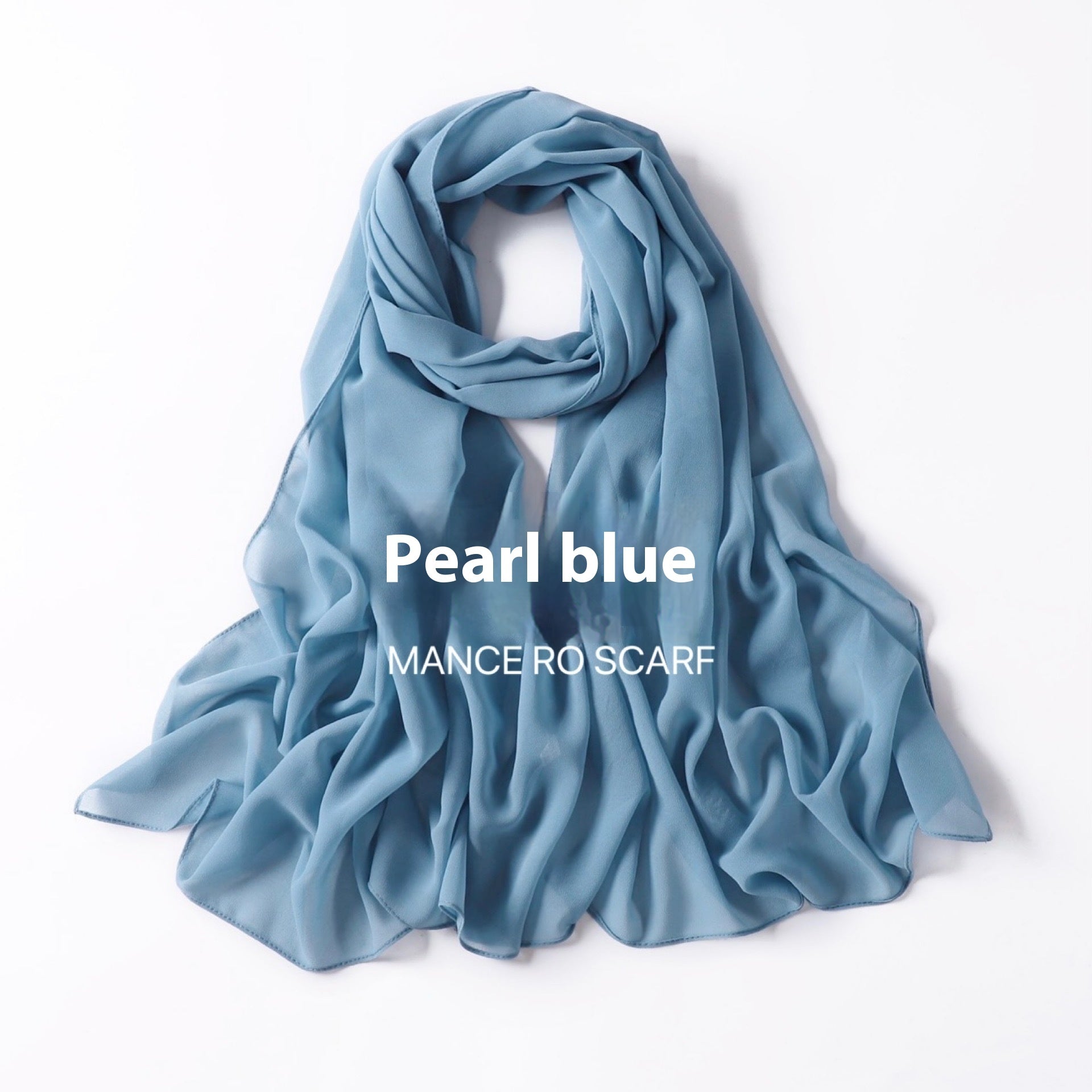 Perlen Chiffon Kopftuch Schleier Wickeltuch