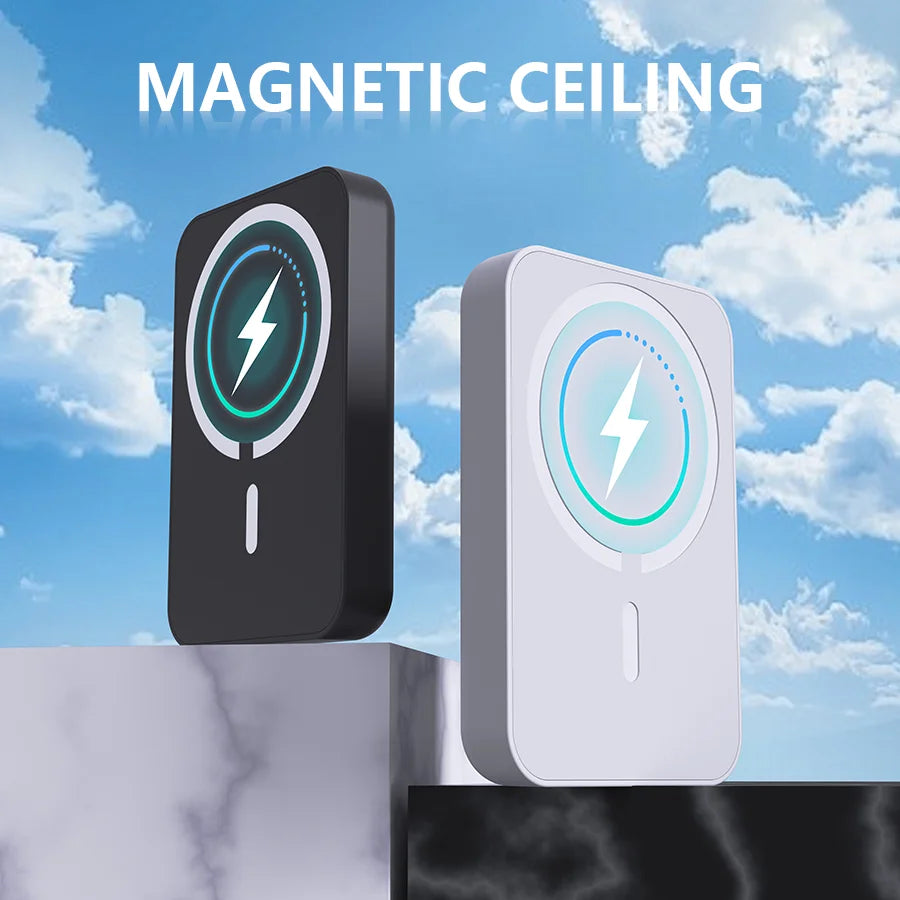 5000 mAh kabellose magnetische Powerbank