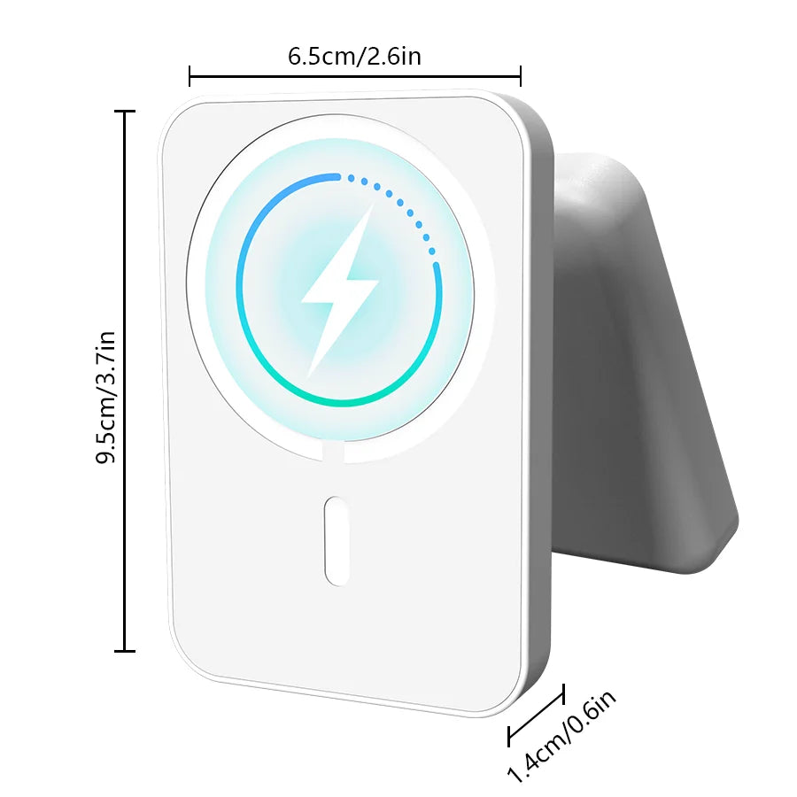 5000 mAh kabellose magnetische Powerbank