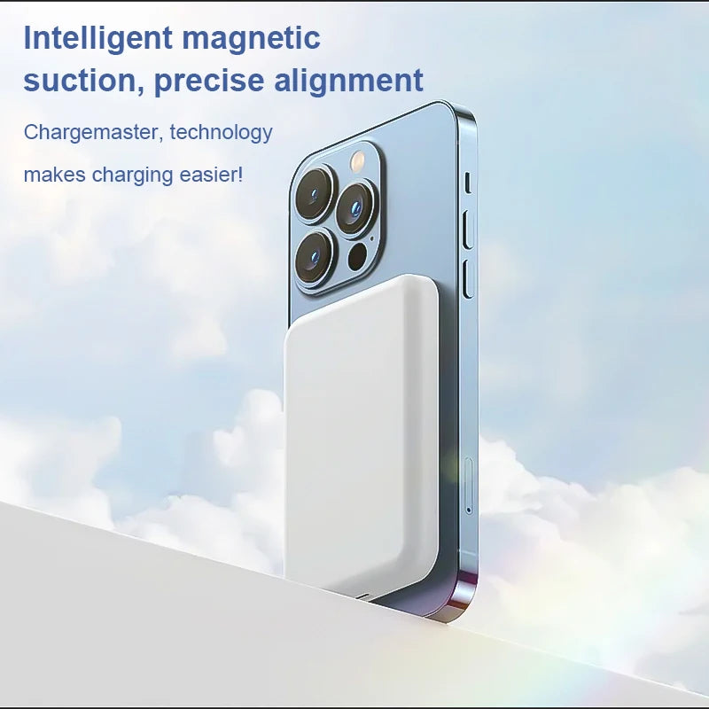 5000 mAh kabellose magnetische Powerbank