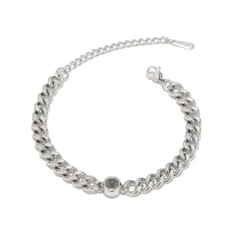 Custom Photo Projection Circle Braceletdea
