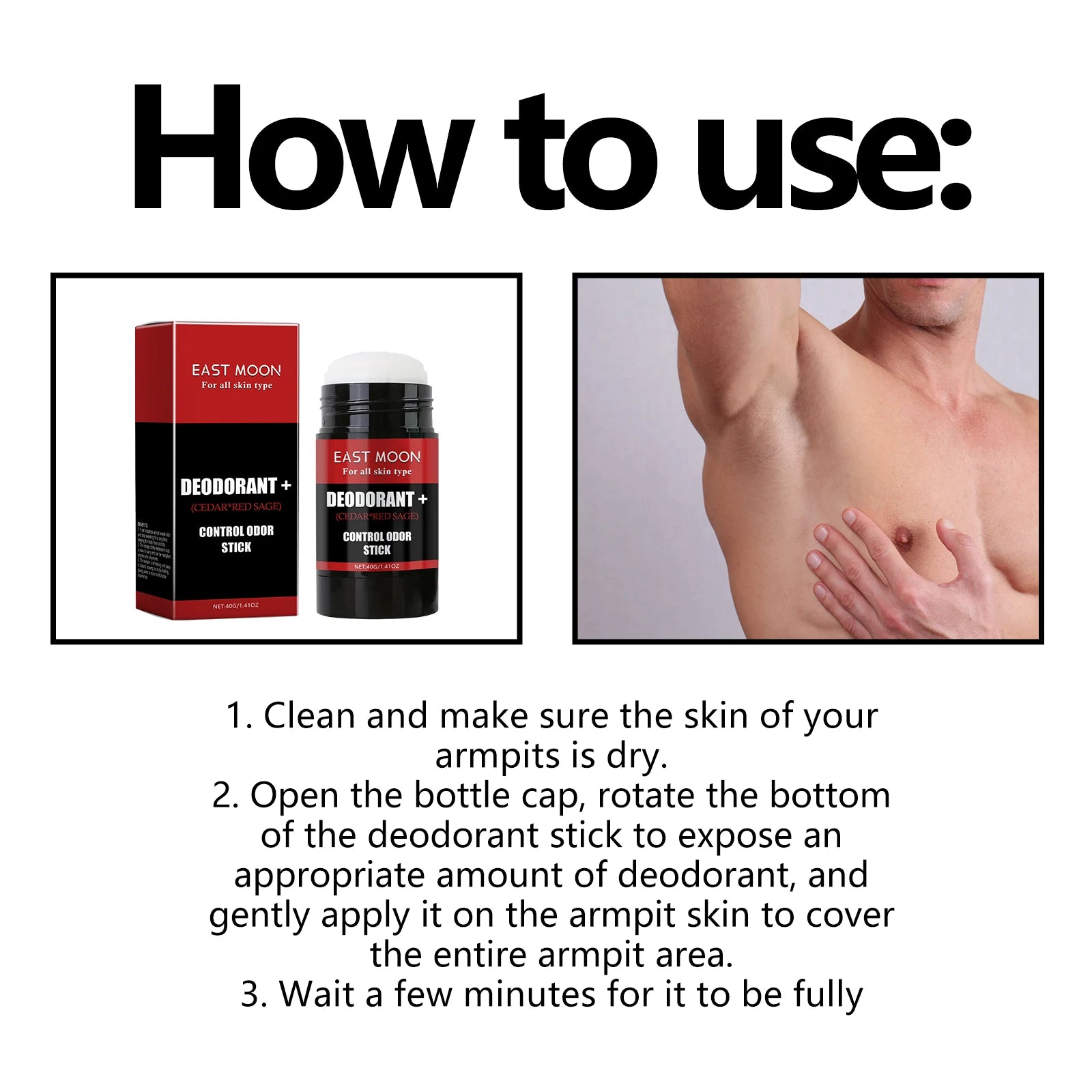 East Moon Natürlicher Deodorant-Stick