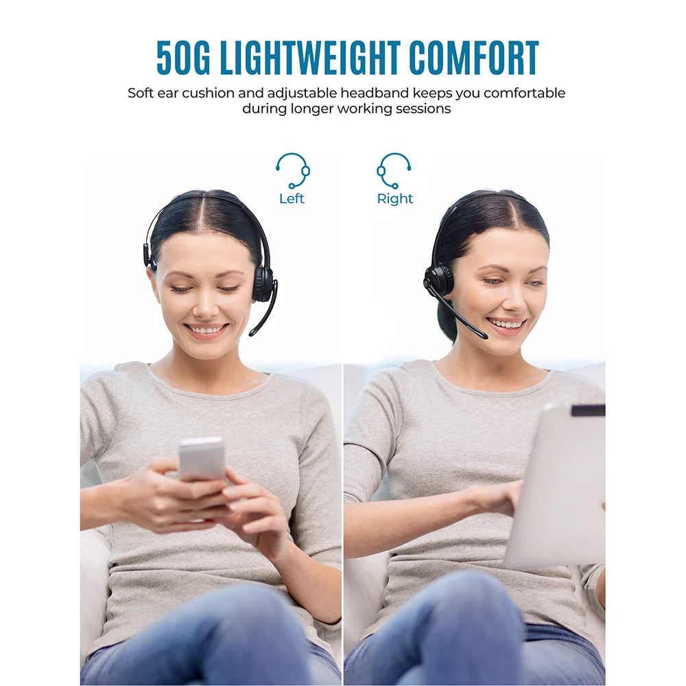 Mpow Pro Wireless Bluetooth Headset Mic