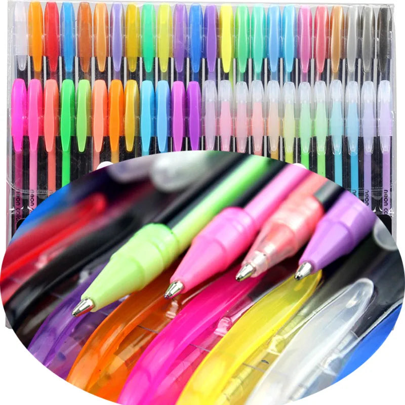 48 Color Brush Pen Set – Art & Drawing Kit