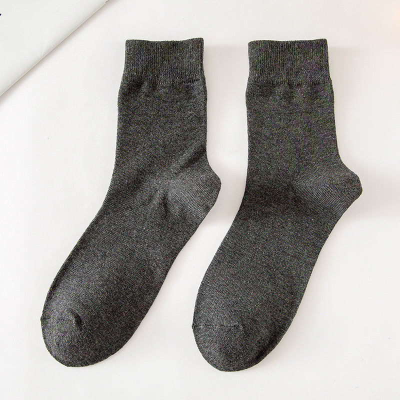Chaussettes tube de couleur unie