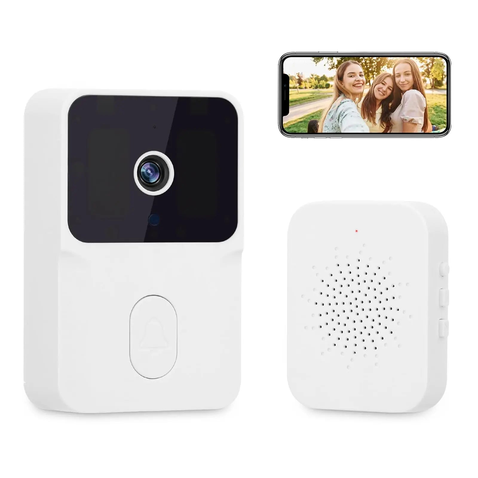 HD-kabellose WiFi-Smart-Türklingelkamera für den Außenbereich