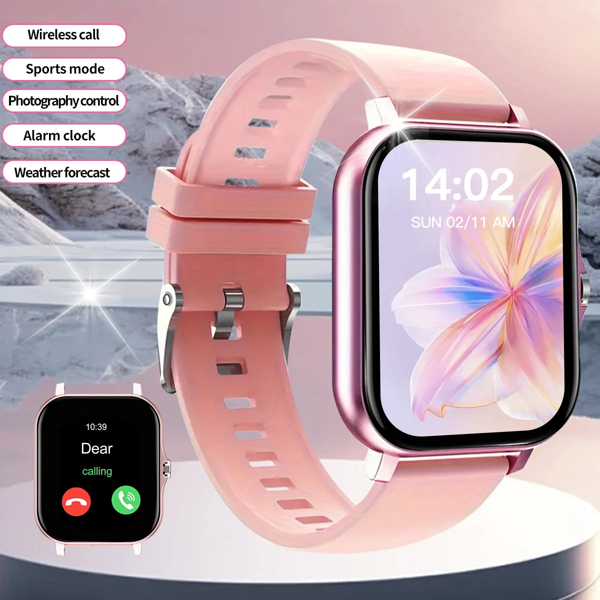 Bluetooth Call Fitness Smart Watch