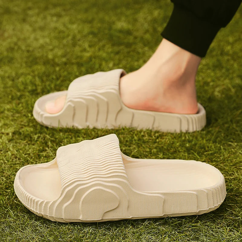 Men's Genuine Leather Home Slippers