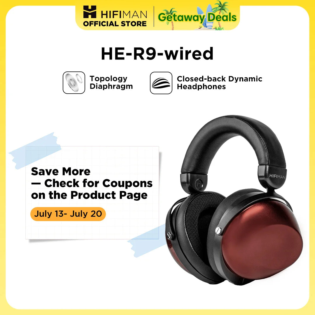 HIFIMAN HE-R9 Geschlossener kabelgebundener Kopfhörer