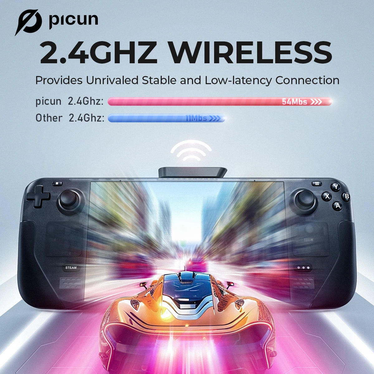 Picun G3 Kabelloses Gaming-Headset mit Mikrofon
