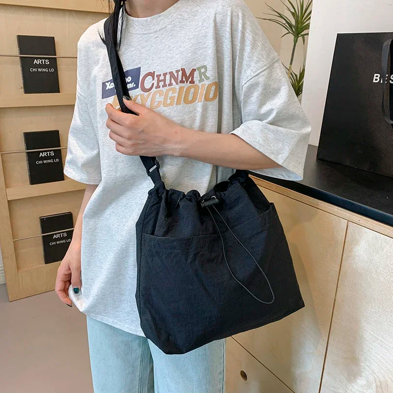 Women's Large Nylon Crossbody Bag
