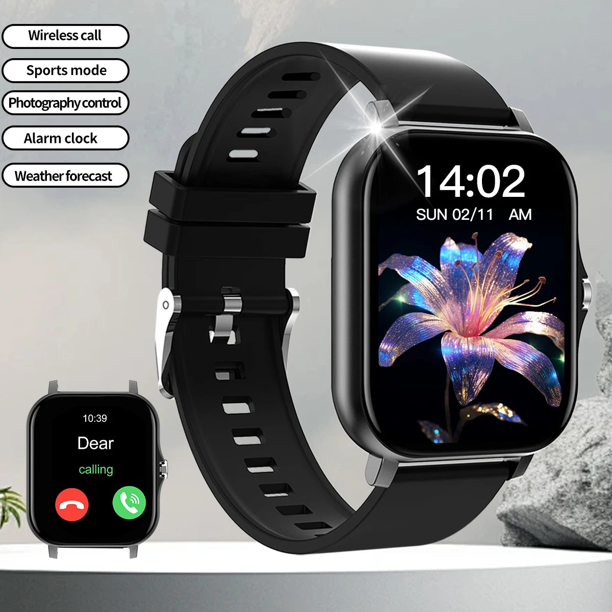 Bluetooth Call Fitness Smart Watch