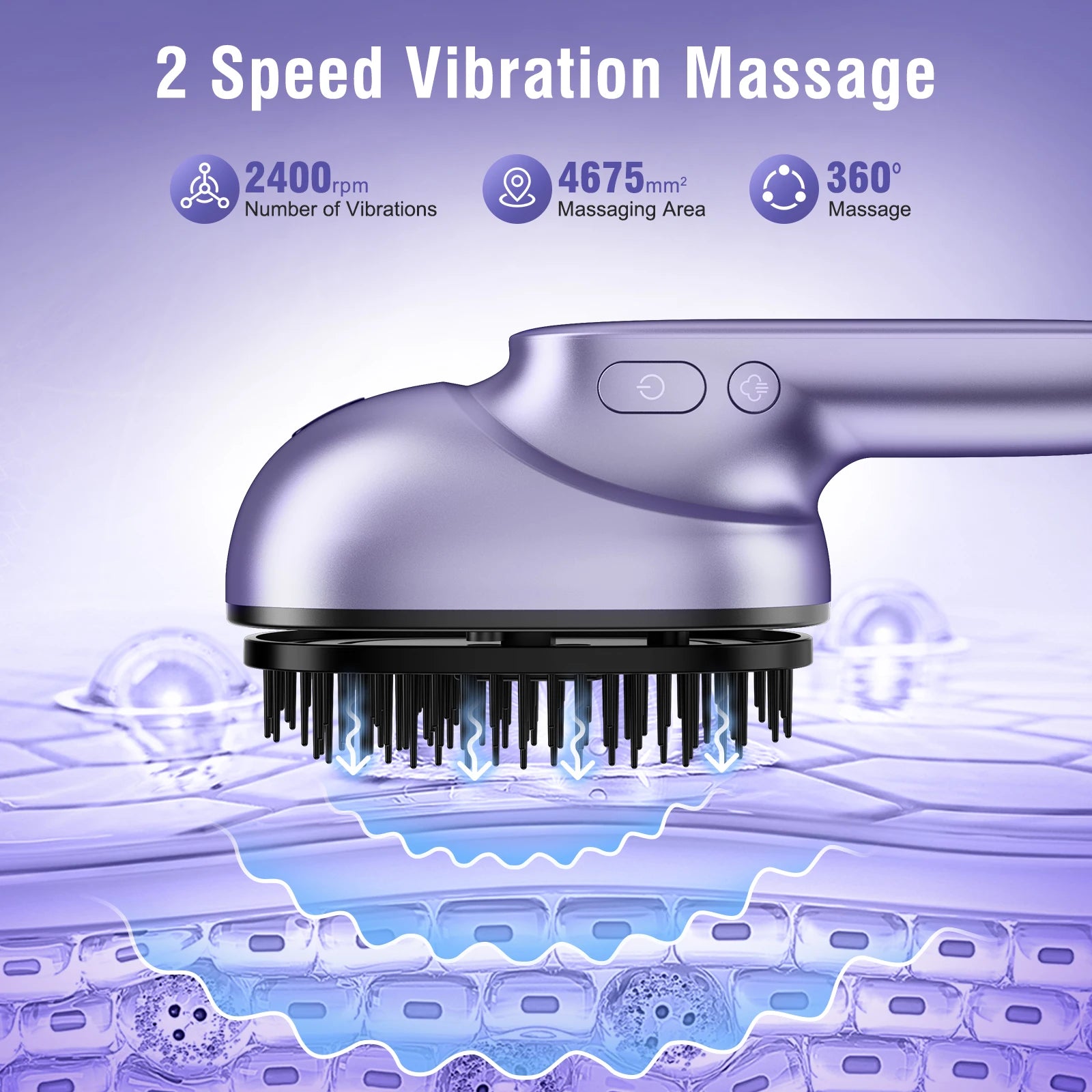 Portable Electric Scalp Massager Brush