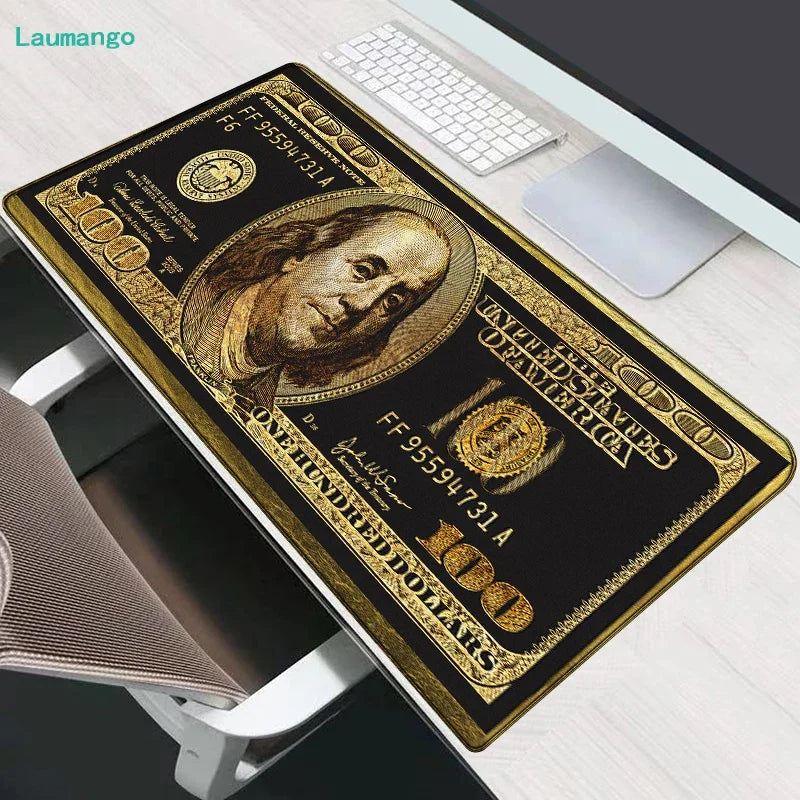 FTVAE Gaming Laptop Dollar Print Desk Mat