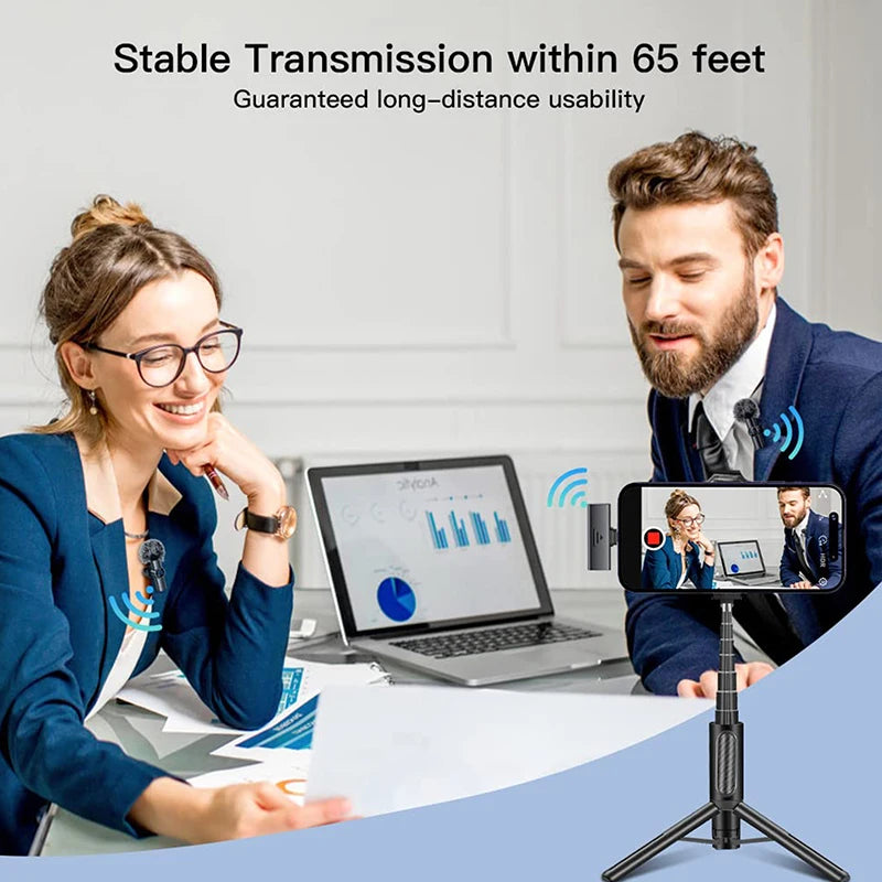 Wireless Lavalier Mic for iPhone & Video
