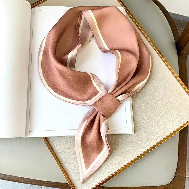 Silk Hair Ribbon Scrunchies – Print Set