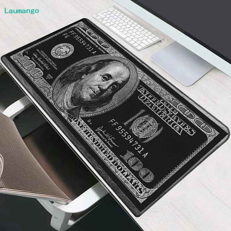 FTVAE Gaming Laptop Dollar Print Desk Mat