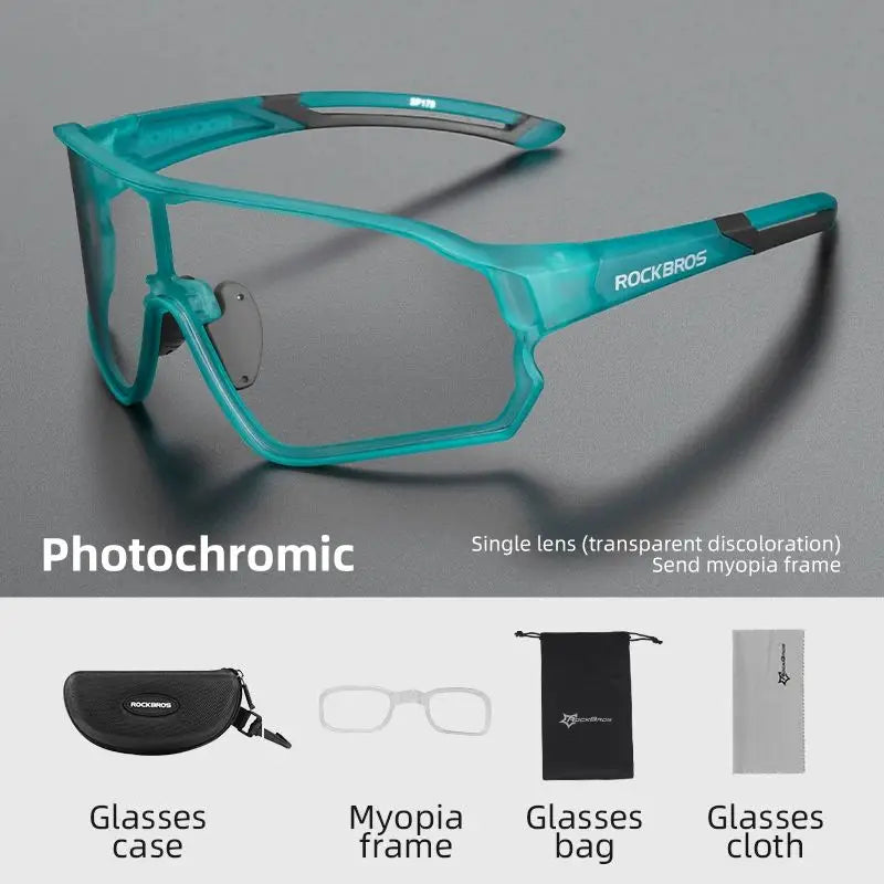 ROCKBROS Photochrome Fahrradbrille UV400